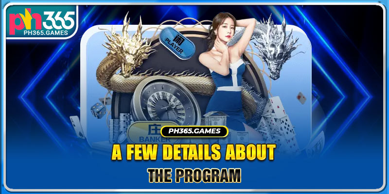 A few details about the program